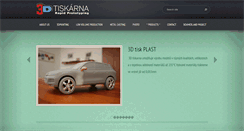 Desktop Screenshot of 3dtiskarna.cz